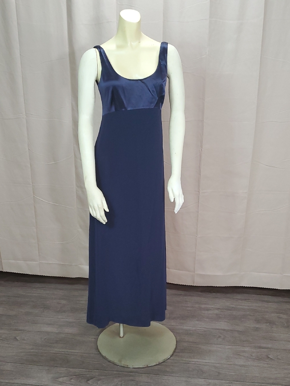 Jones New York Navy Blue Maxi Dress